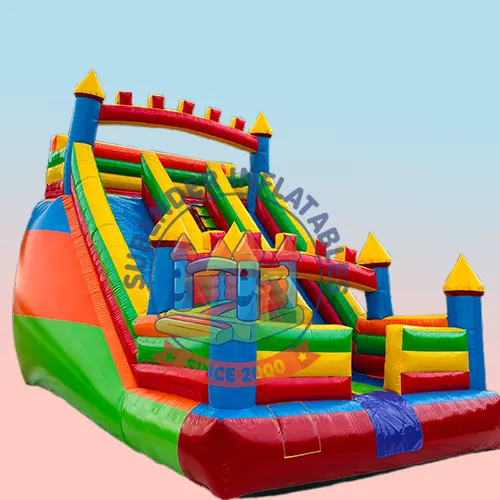 3 LANE MULTICOLOUR BOUNCY